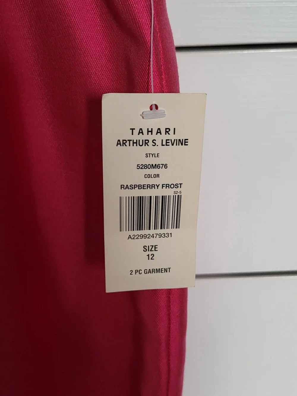 Magenta Tahari Blazer & Skirt